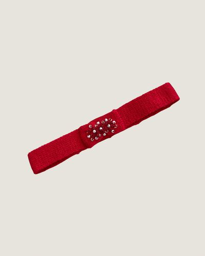 Faixinha de Cabelo Paris Vermelha