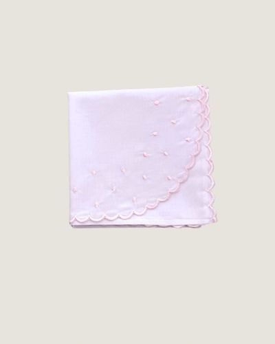 Vira manta Poá rosa bebê