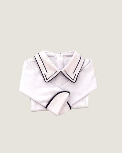 Body Contorno Azul Marinho