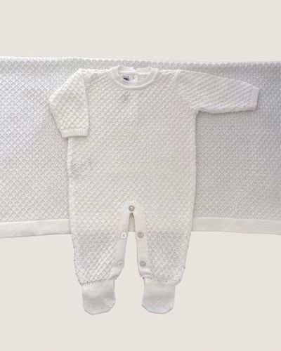 Saída Maternidade Pipoquinha Branca