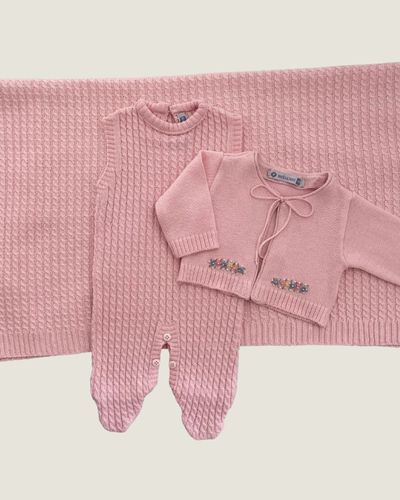 Saída Maternidade Paris Rosa Bebê