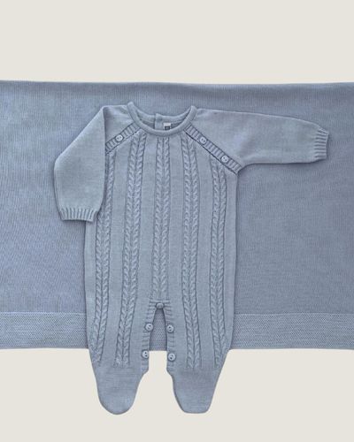 Saída Maternidade Firenze Azul Bebê