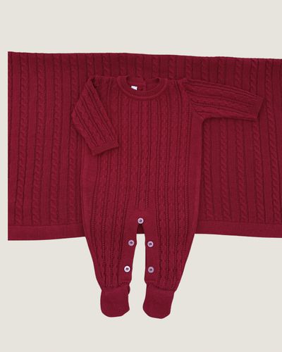 Saída Maternidade Londres Vermelho Carmin