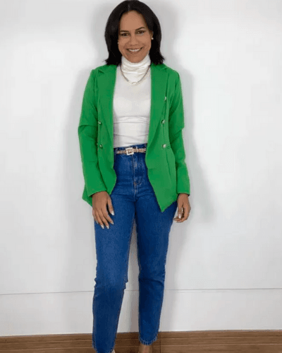 Blazer Alfaiataria Verde Bandeira - ENTRE COMADRES