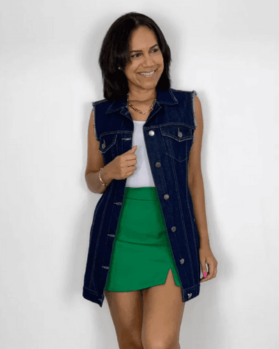 Max colete jeans - ENTRE COMADRES