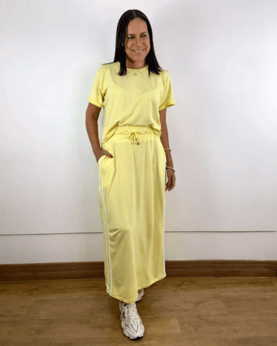 Conjunto Zoe Amarelo - ENTRE COMADRES