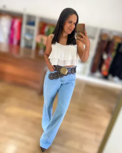 Cropped Naide Off White - ENTRE COMADRES