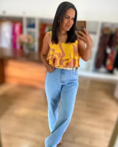 Cropped Naide Estampado - ENTRE COMADRES