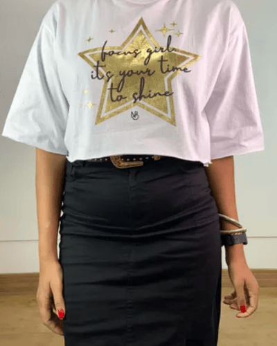 Cropped Star Branco - ENTRE COMADRES