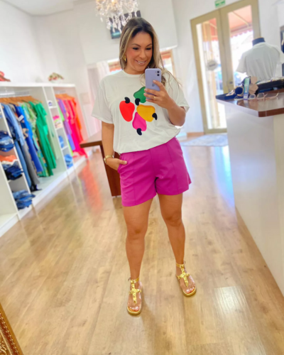 Short Betina Fucsia - ENTRE COMADRES