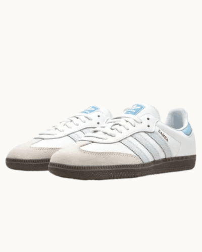 Tênis Samba Branco com Azul - ENTRE COMADRES