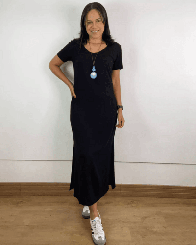Vestido Sofia Preto - ENTRE COMADRES