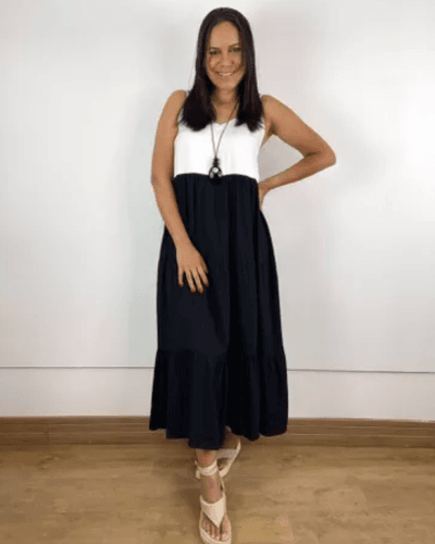 Vestido Angra P&B - ENTRE COMADRES