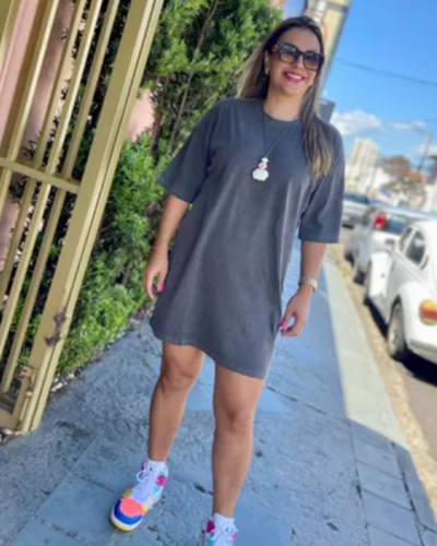 vestido camiseta estonado - ENTRE COMADRES