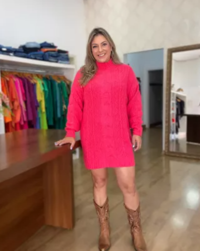 Vestido Clarice Rosa - ENTRE COMADRES