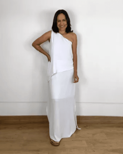 Vestido Geórgia Branco - ENTRE COMADRES