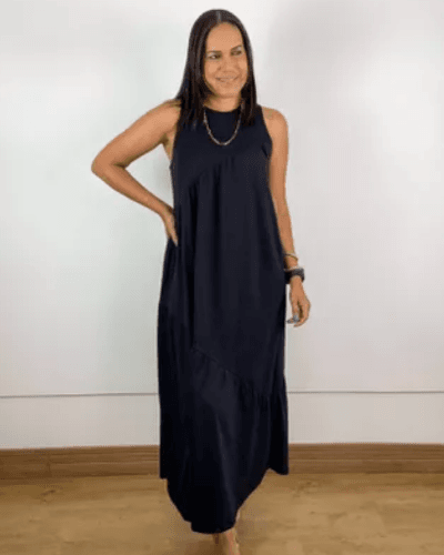 Vestido Kátia Preto - ENTRE COMADRES