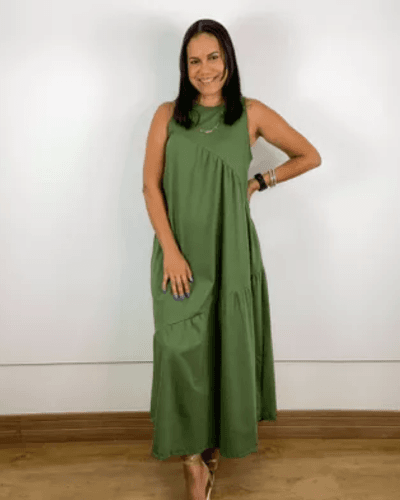 Vestido Kátia Verde - ENTRE COMADRES