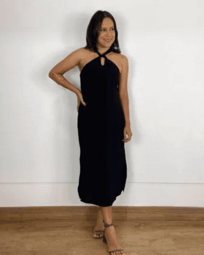 Vestido Laisa Preto - ENTRE COMADRES