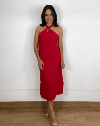 Vestido Laisa Vermelho - ENTRE COMADRES