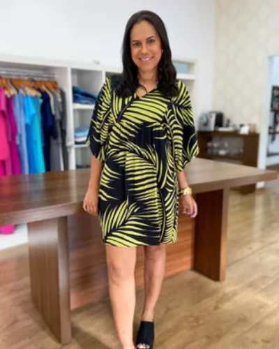 Vestido Perola Estampado - ENTRE COMADRES