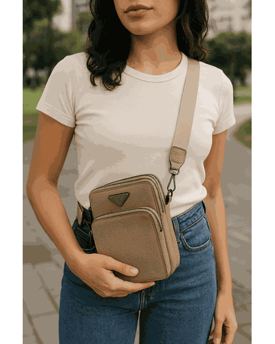 Bolsa Crossbody com Carteira - Pé Relax Sapatos Confortáveis