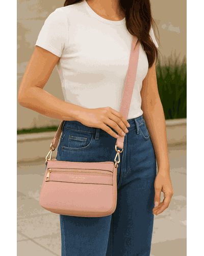 Bolsa Tiracolo Feminina - Pink - Pé Relax Sapatos Confortáveis