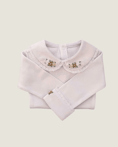 Body Paris com Bordados Castor, Off White e Ninive