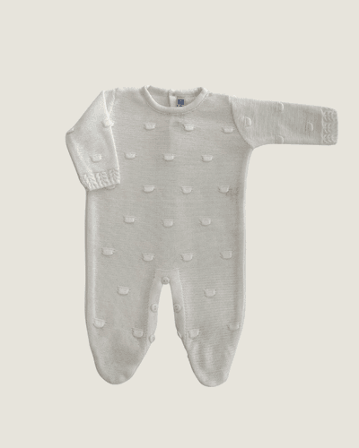 Macacão Poá Fem. Branco