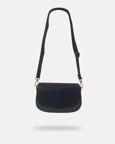 Bolsa Transversal Olivia - Preta - Pé Relax Calçados Confortáveis