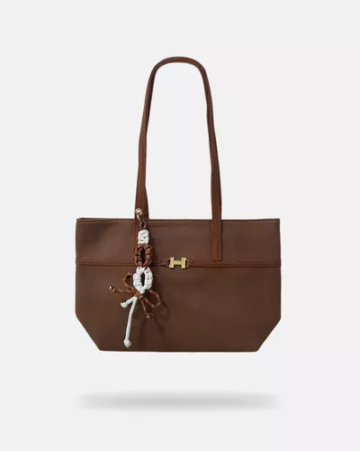 Bolsa Trançada Hanna - Cappuccino - Pé Relax Calçados Confortáveis
