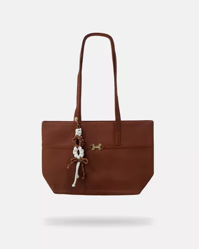 Bolsa Trançada Hanna - Marrom - Pé Relax Calçados Confortáveis