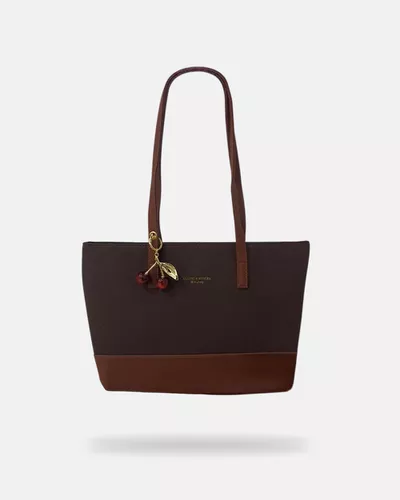 Bolsa Trançada Luna - Café - Pé Relax Calçados Confortáveis