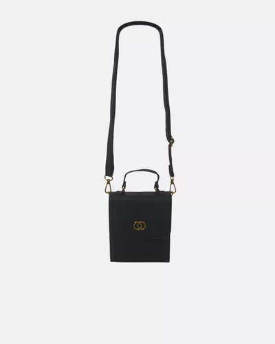 Bolsa Porta-Celular Mari - Preta - Pé Relax Calçados Confortáveis