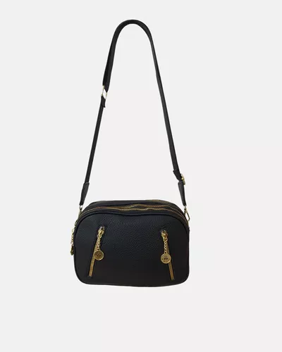 Bolsa Transversal Luana - Black - Pé Relax Calçados Confortáveis