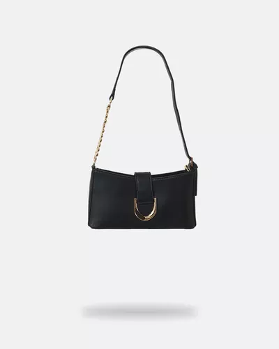 Bolsa Retangular Transversal Regina - Preto - Pé Relax Calçados Confortáveis