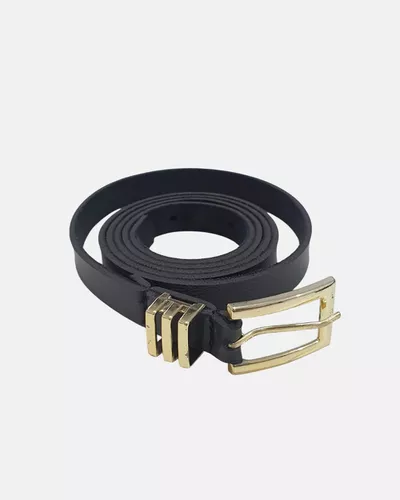 Cinto Maison Feminino Fino - Preto - Pé Relax Calçados Confortáveis