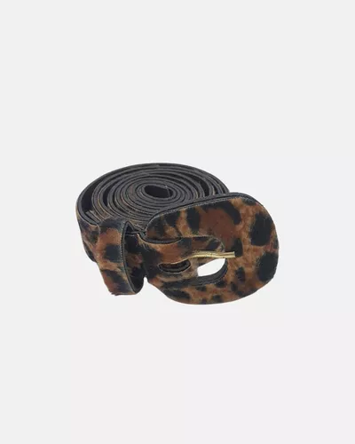 Cinto Savannah Feminino Fino - Onça - Pé Relax Calçados Confortáveis