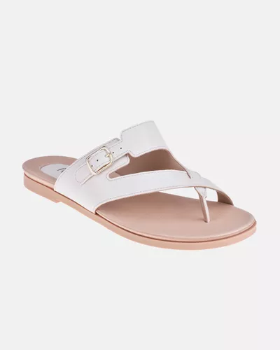 Chinelo Cosmos - Off White - Pé Relax Calçados Confortáveis