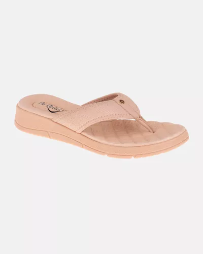 Chinelo Esporão Kalanchoê - Rosê - Pé Relax Calçados Confortáveis