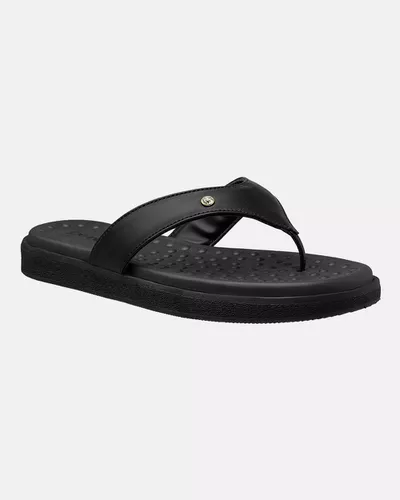 Chinelo Flat Íris - Preto - Pé Relax Calçados Confortáveis
