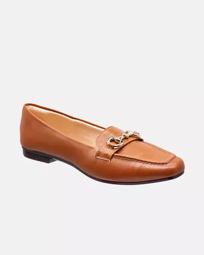 Mocassim Monilaria - Whisky - Pé Relax Calçados Confortáveis