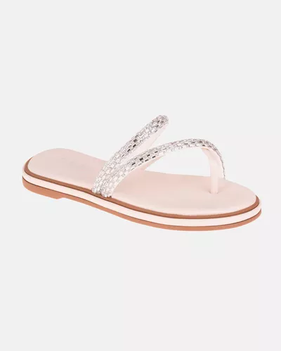 Rasteirinha Camomila - Off White - Pé Relax Calçados Confortáveis