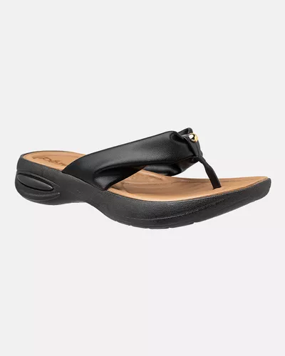Tamanco Girassol - Preto / Caramelo - Pé Relax Calçados Confortáveis