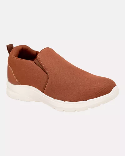 Slip On Feminino Aroeira - Caramelo - Pé Relax Calçados Confortáveis