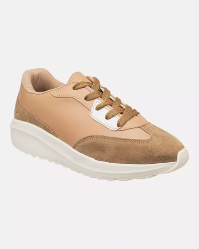 Sneaker Ortopédico Bromélia - Bege / Dolce - Pé Relax Calçados Confortáveis