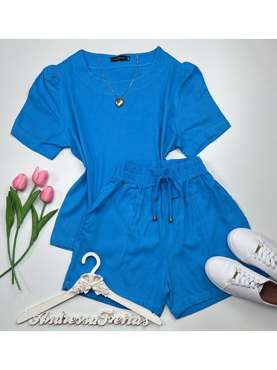Conjunto Princess Azul 