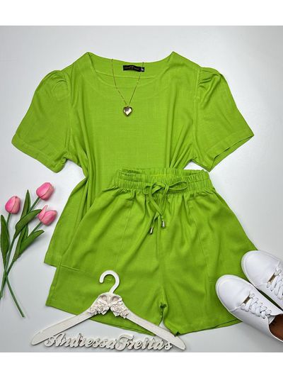 Conjunto Princess Verde Lima 