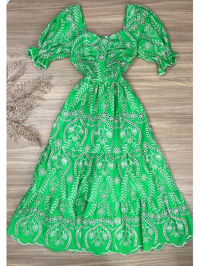 Vestido Mid Laise Verde
