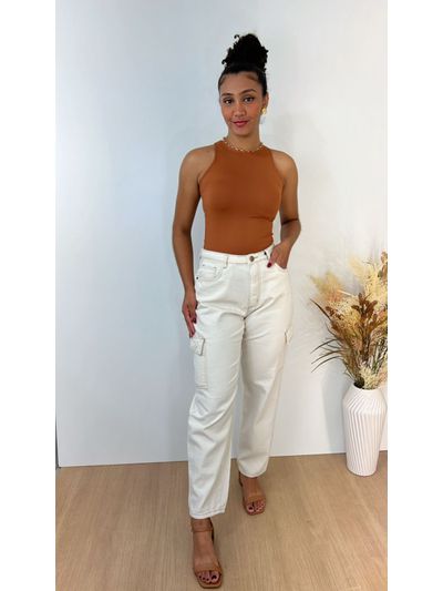 Calça Cargo Off White